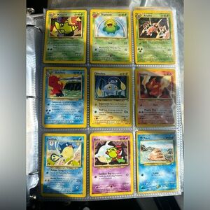 Pokemon Trading Card Collection -9 cards